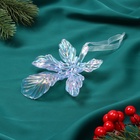 Ёлочная игрушка «Зимнее волшебство. Волшебный листок», 11.5×8 см, фиолетовый перелив - Фото 3