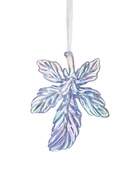 Ёлочная игрушка «Зимнее волшебство. Волшебный листок», 11.5×8 см, фиолетовый перелив - Фото 4