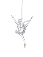 Ёлочная игрушка «Зимнее волшебство. Балерина в танце», 16×8.5 см, прозрачный перелив 10514372