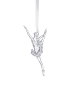 Ёлочная игрушка «Зимнее волшебство. Балерина в танце», 16×8.5 см, прозрачный перелив 10514372