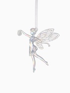 Ёлочная игрушка «Зимнее волшебство. Фея с шариком», 12×11.5 см, белый перелив - Фото 5