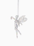 Ёлочная игрушка «Зимнее волшебство. Фея с шариком», 12×11.5 см, белый перелив - Фото 7