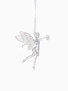 Ёлочная игрушка «Зимнее волшебство. Фея с шариком», 12×11.5 см, белый перелив - Фото 8