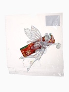 Ёлочная игрушка «Зимнее волшебство. Фея с шариком», 12×11.5 см, белый перелив - Фото 10