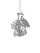 Ёлочная игрушка «Зимнее волшебство. Колясочка» 10×11 см, прозрачный перелив 10514377