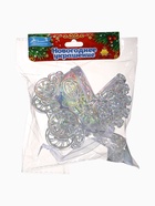 Ёлочная игрушка «Зимнее волшебство. Колясочка» 10×11 см, прозрачный перелив 10514377