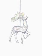 Ёлочная игрушка «Зимнее волшебство. Гордый олень», 13×8 см, прозрачный перелив 10514378