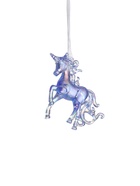 Ёлочная игрушка «Зимнее волшебство. Игривый конь», 10×10 см, фиолетовый перелив 10514381