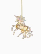 Ёлочная игрушка «Зимнее волшебство. Игривый конь», 10×10 см, золотой перелив 10514382