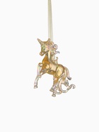 Ёлочная игрушка «Зимнее волшебство. Игривый конь», 10×10 см, золотой перелив 10514382