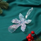 Ёлочная игрушка «Зимнее волшебство. Волшебный листок», 11×8.2 см, прозрачный перелив - Фото 3