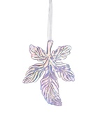 Ёлочная игрушка «Зимнее волшебство. Волшебный листок», 11×8.2 см, прозрачный перелив 10514384 Ёлочная игрушка «Зимнее волшебство. Волшебный листок», 11×8.2 см, прозрачный перелив 10514384