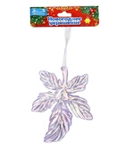 Ёлочная игрушка «Зимнее волшебство. Волшебный листок», 11×8.2 см, прозрачный перелив - Фото 7