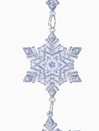 Ёлочная игрушка «Зимнее волшебство. Снежинка подвесная», 23×5.5 см, голубой перелив - Фото 8