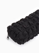 Косметичка на молнии женская, с подкладкой, для косметики, лекарств, чёрная 10523984