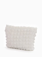 Косметичка на молнии простая, большая, мягкая, молочная - фото 53076320