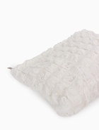 Косметичка на молнии простая, большая, мягкая, молочная - фото 53076321