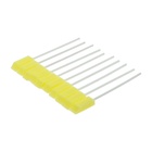 Щётка для детейлинга автомобиля, 14.5 см, жёлтый, поролон, набор 10 шт. - Фото 3