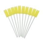 Щётка для детейлинга автомобиля, 14.5 см, жёлтый, поролон, набор 10 шт. - Фото 5