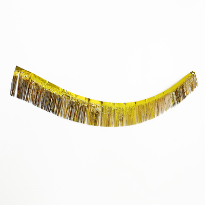 Гирлянда «Дождик» с липкой лентой, 2 метра, золотая