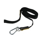 Чумбур для лошади, 2.5 м, чёрный, карабин - Фото 1