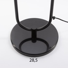 Торшер Sabine со столиком 1х40Вт Е27 черный 28х28х153см - фото 25543589