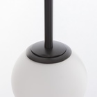 Торшер Sabine со столиком 1х40Вт Е27 черный 28х28х153см - фото 25543591