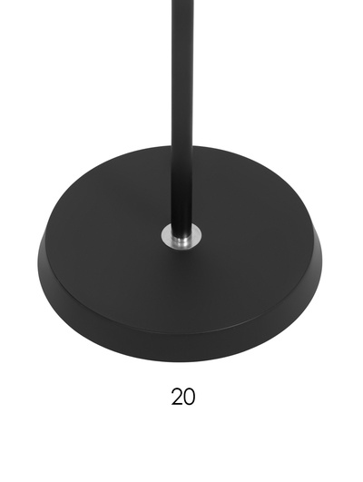 Торшер Sabine 1×40 Вт Е27 черный 23×25×154 см