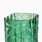 Ваза для цветов «Марбл грин» из зеленого стекла 20.5×15.5×10 см 10547468