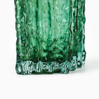 Ваза для цветов «Марбл грин» из зеленого стекла 20.5×15.5×10 см 10547468