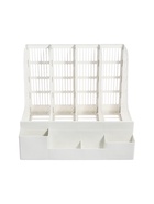 Лоток для бумаг Calligrata, А4, вертикальный, с отделениями для пишущих принадлежностей, 8 отделений, белый 10575699 - фото 8274310