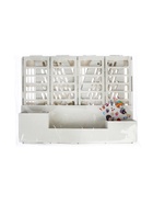 Лоток для бумаг Calligrata, А4, вертикальный, с отделениями для пишущих принадлежностей, 8 отделений, белый 10575699 - фото 8274311