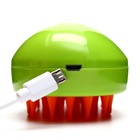 Паровая щетка-расческа для животных, с USB-зарядкой, зелёная - Фото 9