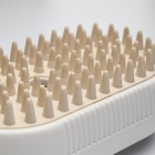 Паровая щетка-расчёска для животных, с USB-зарядкой и выдвижной ручкой, белая - Фото 15