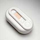 Паровая щетка-расчёска для животных, с USB-зарядкой и выдвижной ручкой, белая - Фото 4