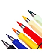 Набор цветных карандашей Calligrata, 6 цветов, вечные, резиновый декор - Фото 5