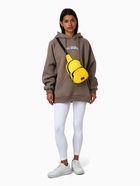 Сумка-слинг на молнии TEXTURA, наружный карман, жёлтая - Фото 8