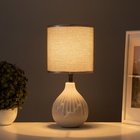 Лампа настольная «Срез» 1×40 Вт Е14 серый 15×15×30 см - Фото 2