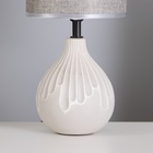 Лампа настольная «Срез» 1×40 Вт Е14 серый 15×15×30 см - Фото 4