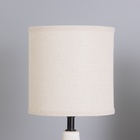 Лампа настольная «Срез» 1×40 Вт Е14 белый/черный 15×15×30 см - Фото 3