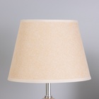 Лампа настольная «Изольда» 1×40 Вт Е27 шампань 22.5×22.5×38 см - Фото 3