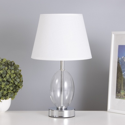 Лампа настольная «Изольда» 1×40 Вт Е27 прозрачный 22.5×22.5×38 см