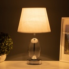 Лампа настольная «Изольда» 1×40 Вт Е27 прозрачный 22.5×22.5×38 см - Фото 2