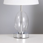 Лампа настольная «Изольда» 1×40 Вт Е27 прозрачный 22.5×22.5×38 см - Фото 4