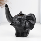 Кашпо - ваза «Слон», 13×12×15 см, 180 мл, чёрный - Фото 2