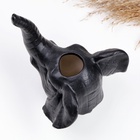 Кашпо - ваза «Слон», 13×12×15 см, 180 мл, чёрный  (артикул 10631598)  большой выбор товаров оптом и в розницу по низким ценам с доставкой