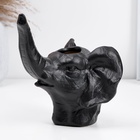 Кашпо - ваза «Слон», 13×12×15 см, 180 мл, чёрный  (артикул 10631598)  большой выбор товаров оптом и в розницу по низким ценам с доставкой