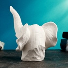 Декоративное кашпо для цветов «Слон», 15×12×13 см, керамика, белое - фото 64649036