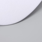 Козырёк для кепки, гнутый, 5.5×19 см, белый - Фото 4