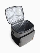 Термосумка на молнии, объём 12л, наружный карман, цвет серый - фото 37141017